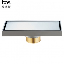 淋浴房隱形銅地漏